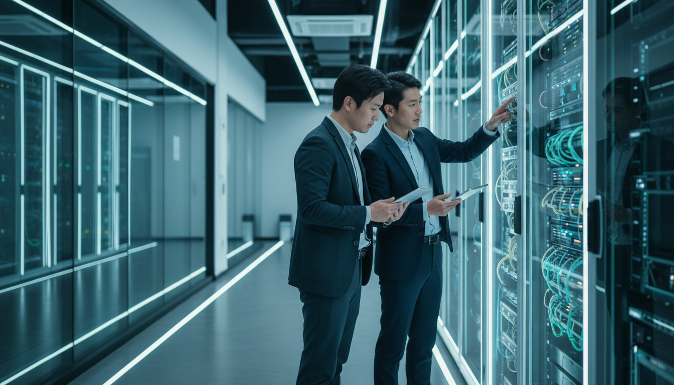 첨단 보안 서버실